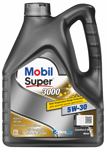 Mobil SUPER 3000 X1F- FE 5W-30 4 л масло моторное