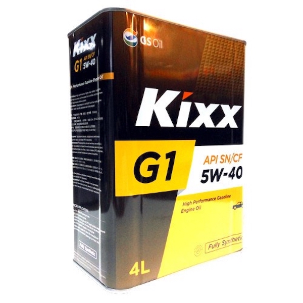 Kixx G1 5W-40 SN plus 4 л масло моторное