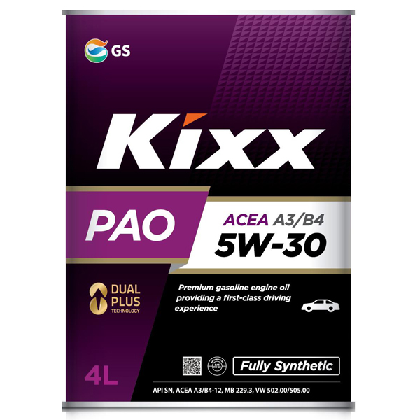 Kixx PAO А3/В4 5W-30 4л. моторное масло