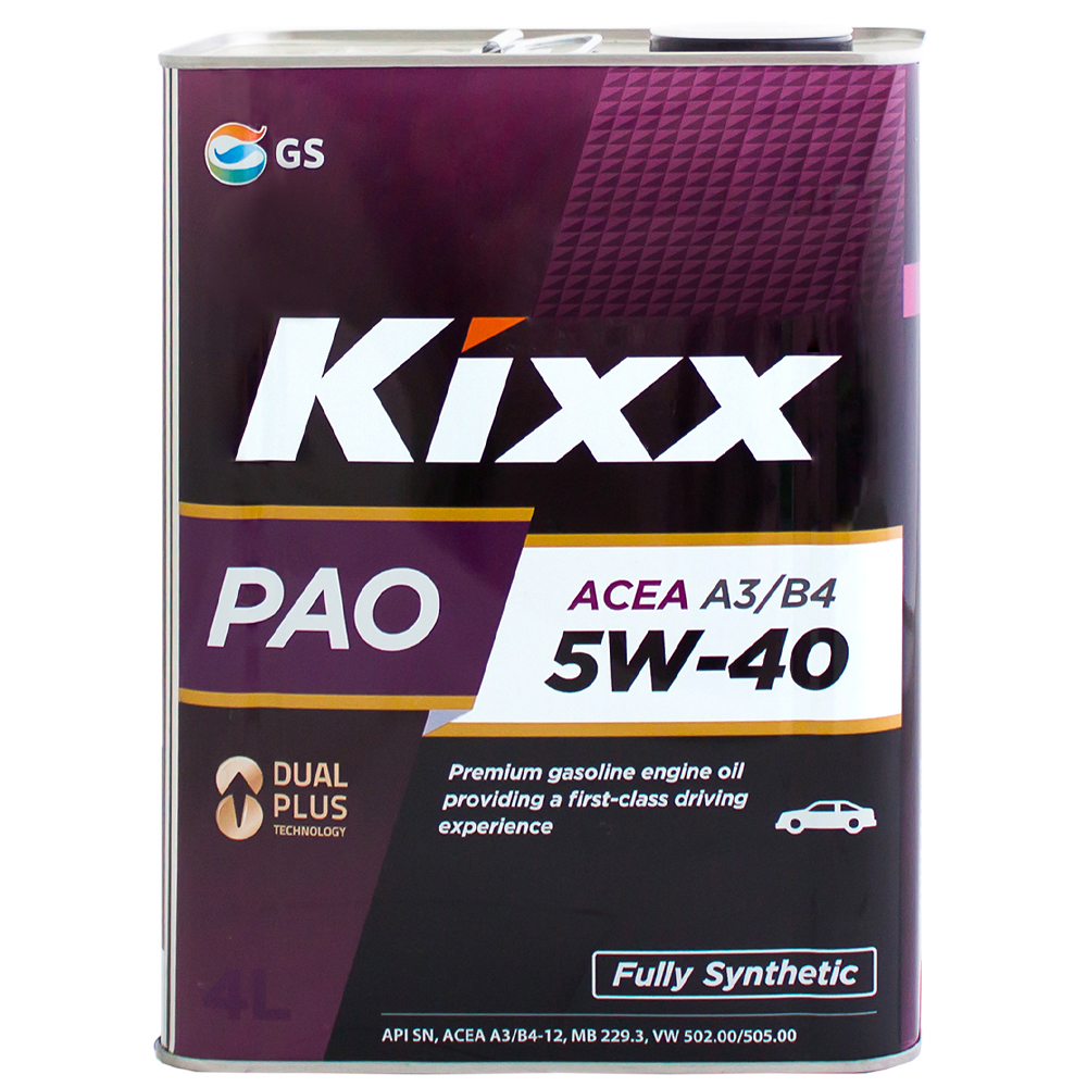 Kixx PAO А3/В4 5W-40 4л. моторное масло